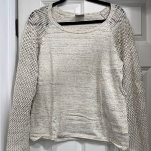 Columbia Women's Cream Scoop Neck Knit Sweater